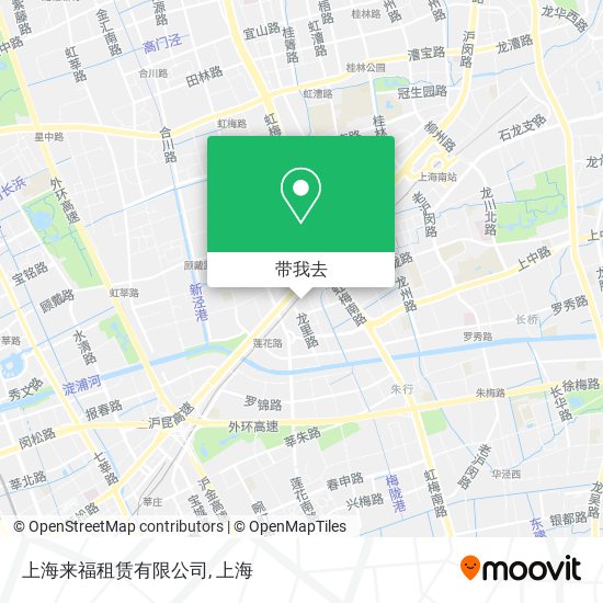 上海来福租赁有限公司地图