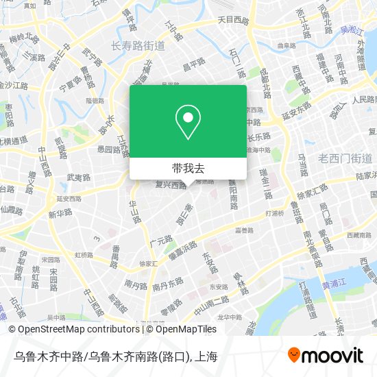 乌鲁木齐中路/乌鲁木齐南路(路口)地图