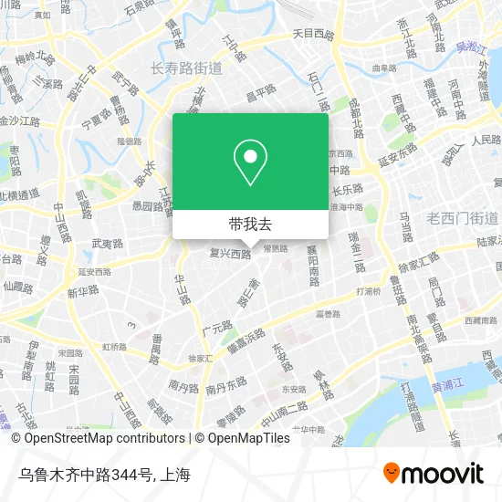 乌鲁木齐中路344号地图
