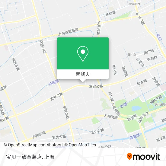 宝贝一族童装店地图