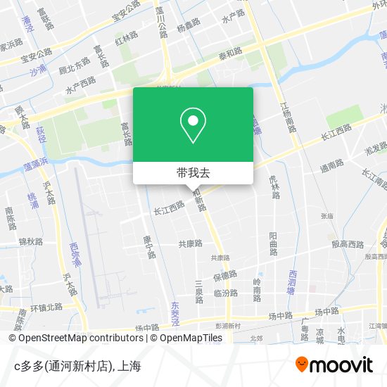 c多多(通河新村店)地图