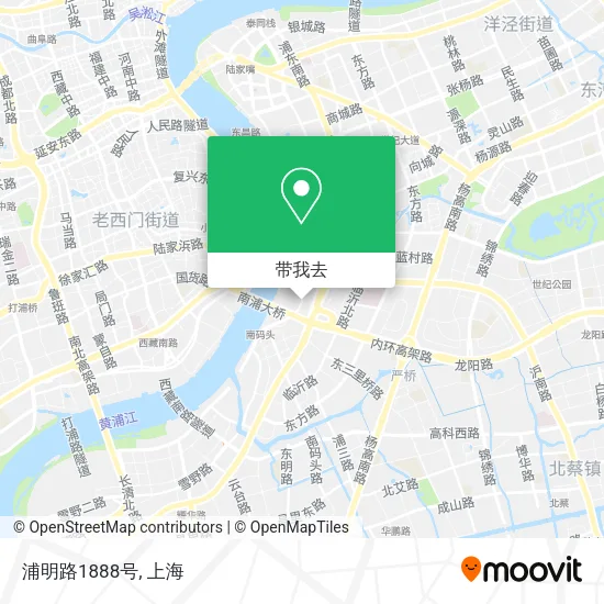 浦明路1888号地图
