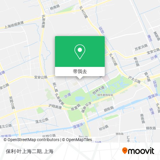 保利·叶上海二期地图
