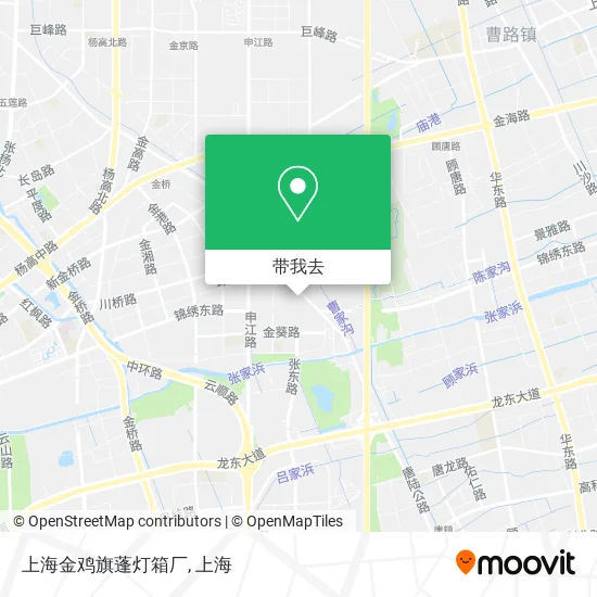 上海金鸡旗蓬灯箱厂地图