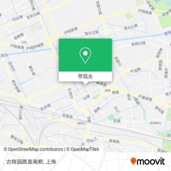 古猗园路直南桥地图