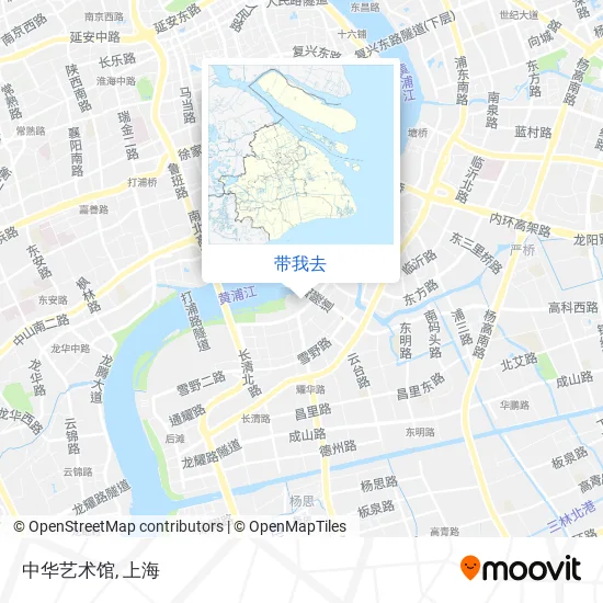中华艺术馆地图