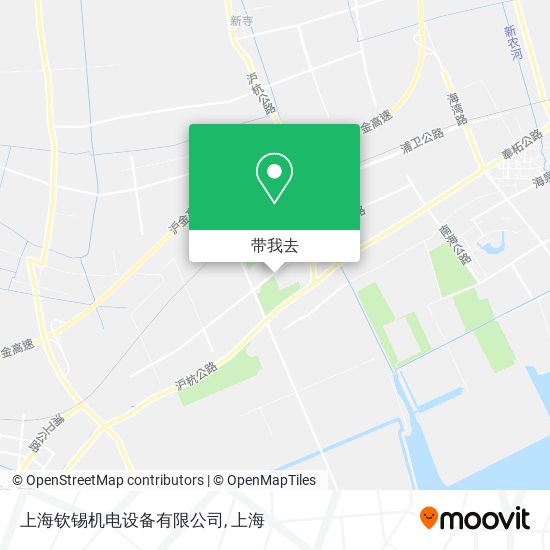 上海钦锡机电设备有限公司地图