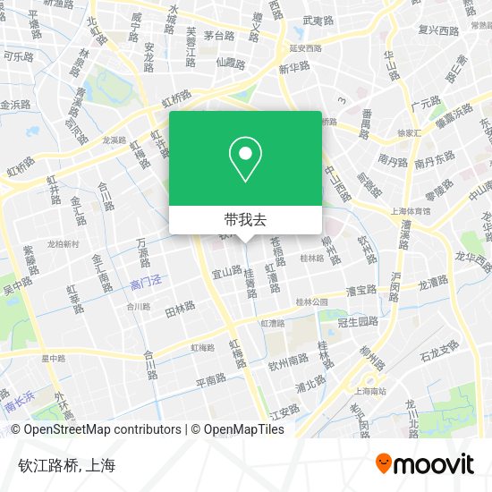 钦江路桥地图