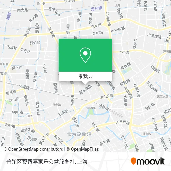 普陀区帮帮嘉家乐公益服务社地图