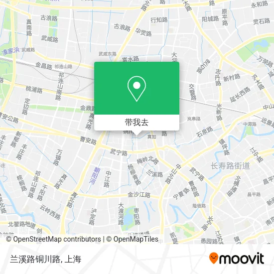 兰溪路铜川路地图