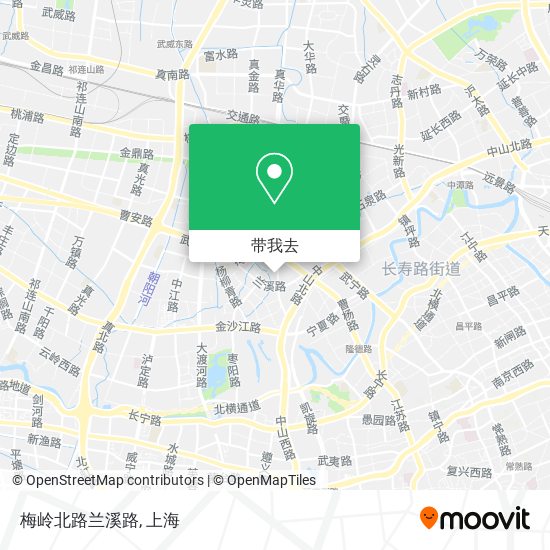 梅岭北路兰溪路地图