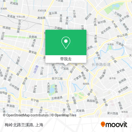 梅岭北路兰溪路地图