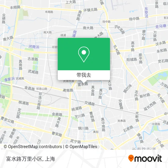 富水路万里小区地图