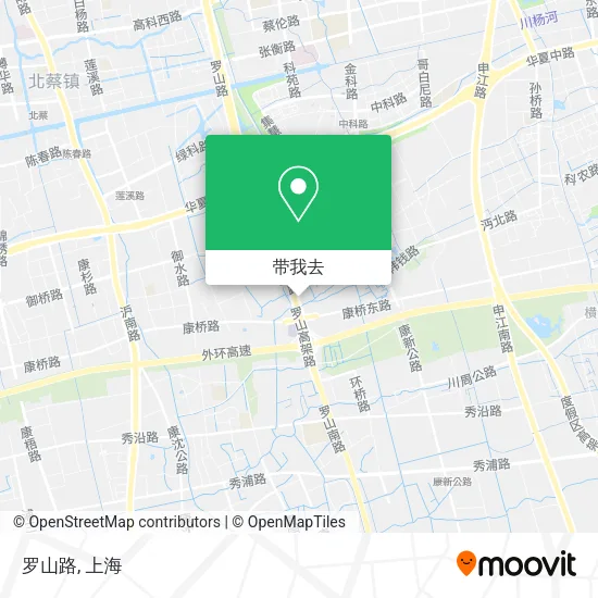 罗山路地图