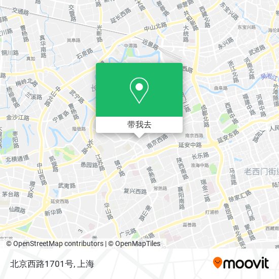 北京西路1701号地图