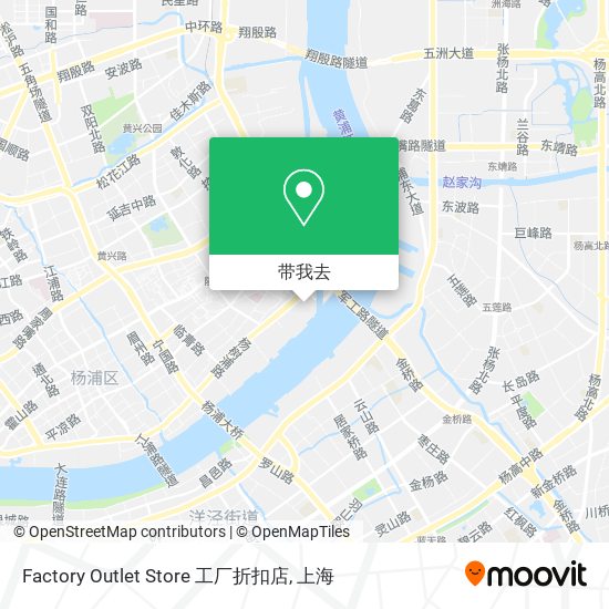 Factory Outlet Store 工厂折扣店地图