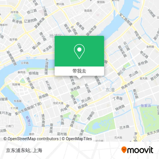 京东浦东站地图
