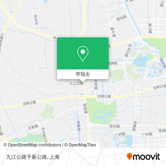 九江公路千新公路地图