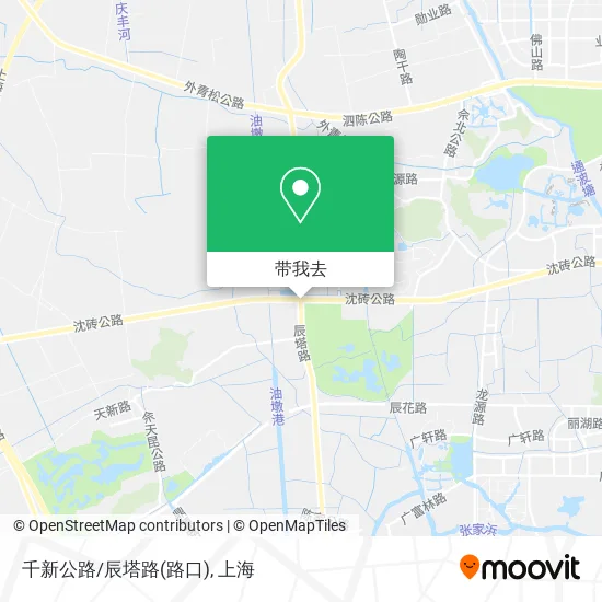 千新公路/辰塔路(路口)地图
