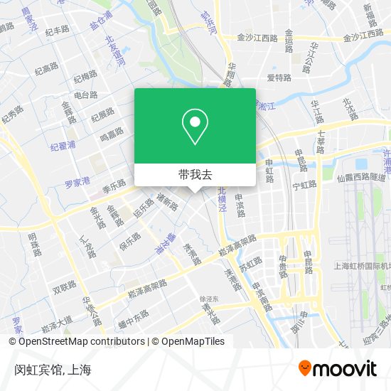 闵虹宾馆地图
