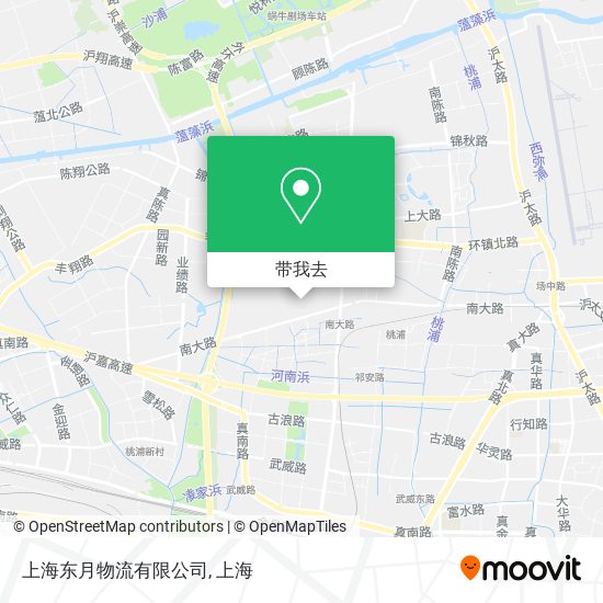 上海东月物流有限公司地图