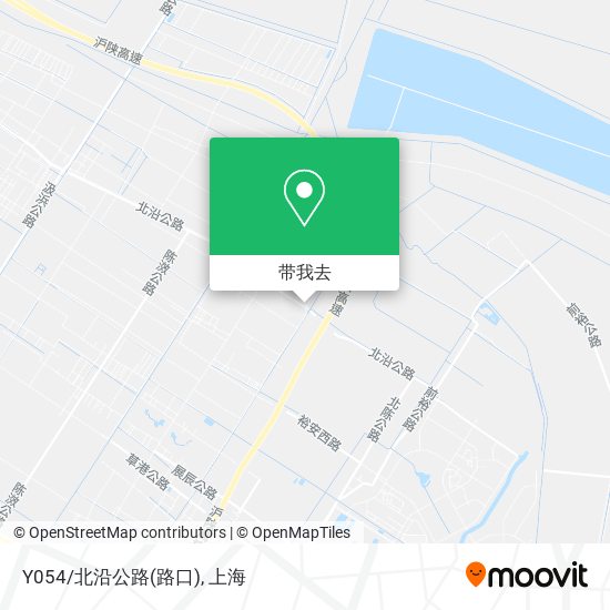 Y054/北沿公路(路口)地图