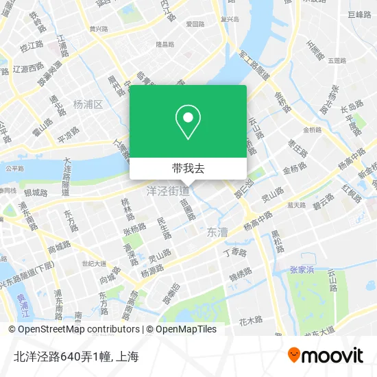 北洋泾路640弄1幢地图