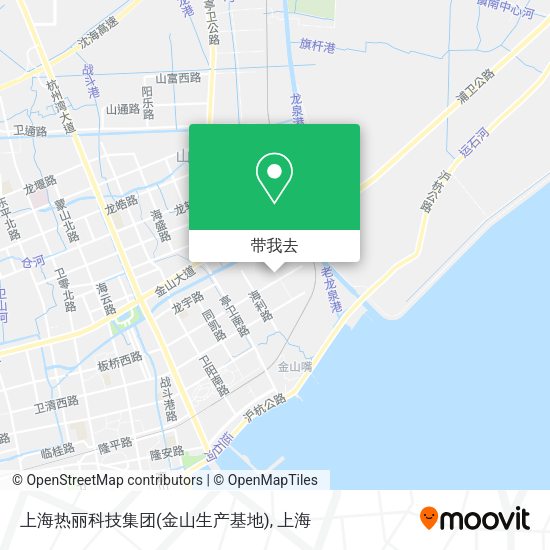 上海热丽科技集团(金山生产基地)地图