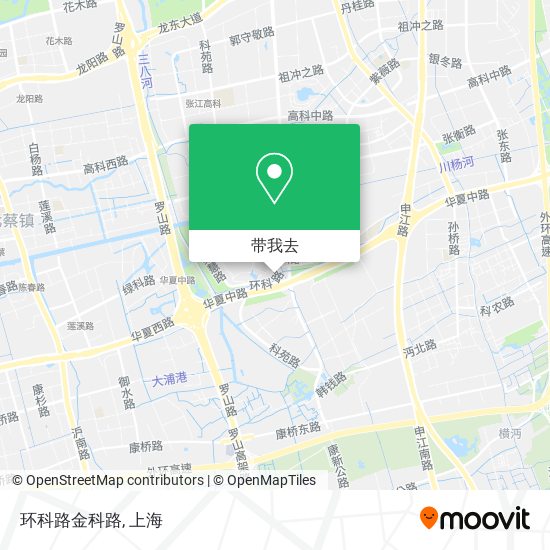 环科路金科路地图