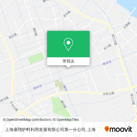 上海康翔炉料利用发展有限公司第一分公司地图