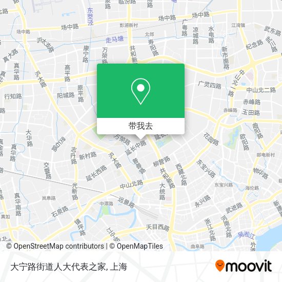 大宁路街道人大代表之家地图