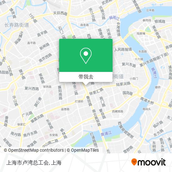 上海市卢湾总工会地图