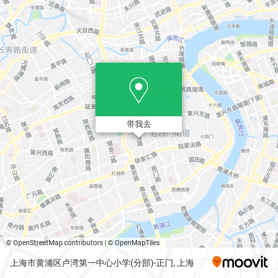 上海市黄浦区卢湾第一中心小学(分部)-正门地图