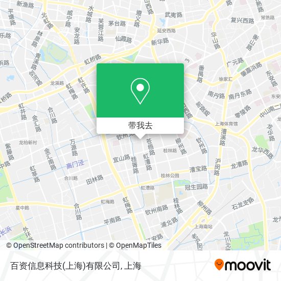 百资信息科技(上海)有限公司地图