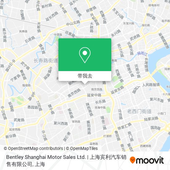 Bentley Shanghai Motor Sales Ltd. | 上海宾利汽车销售有限公司地图