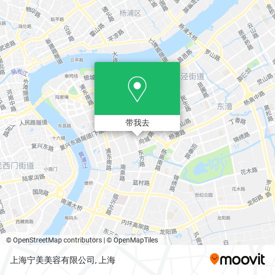 上海宁美美容有限公司地图