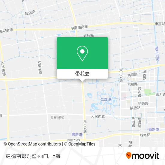 建德南郊别墅-西门地图