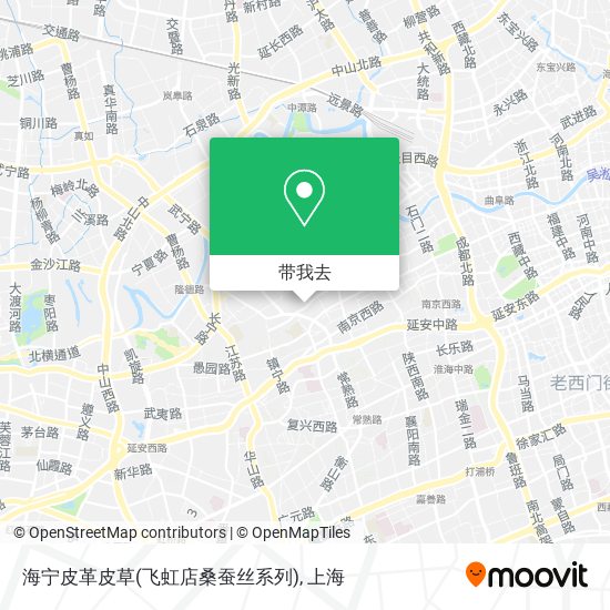 海宁皮革皮草(飞虹店桑蚕丝系列)地图