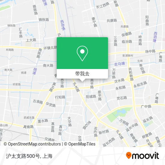 沪太支路500号地图