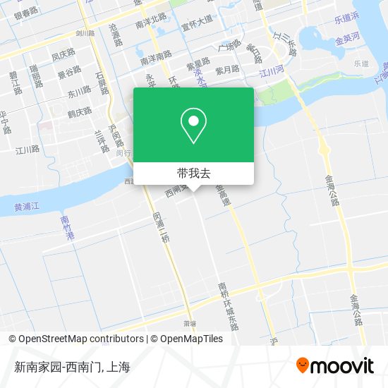 新南家园-西南门地图