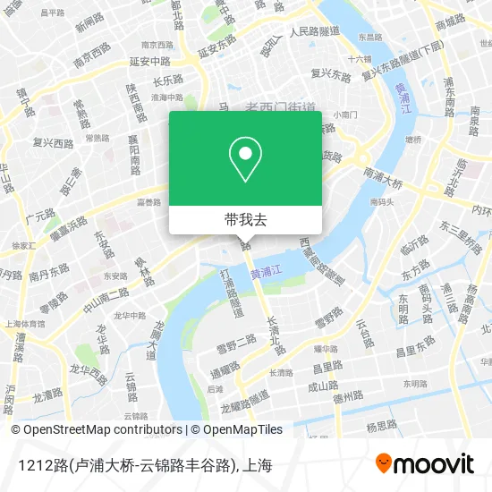 1212路(卢浦大桥-云锦路丰谷路)地图