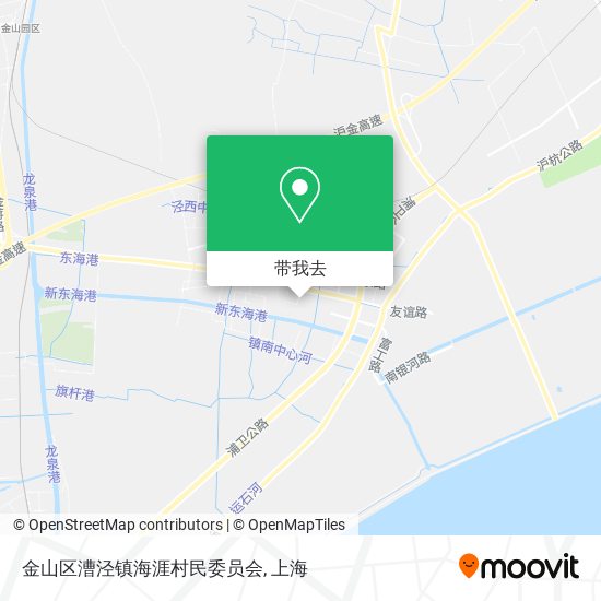 金山区漕泾镇海涯村民委员会地图