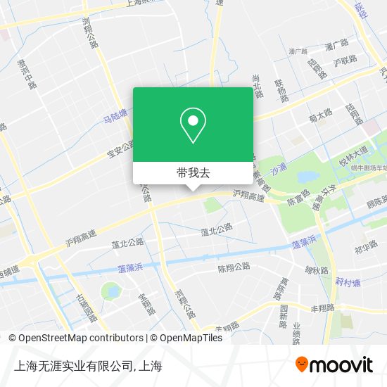上海无涯实业有限公司地图