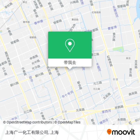 上海广一化工有限公司地图