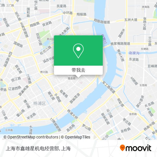 上海市鑫雄星机电经营部地图