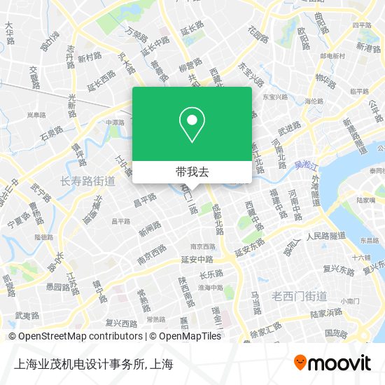 上海业茂机电设计事务所地图