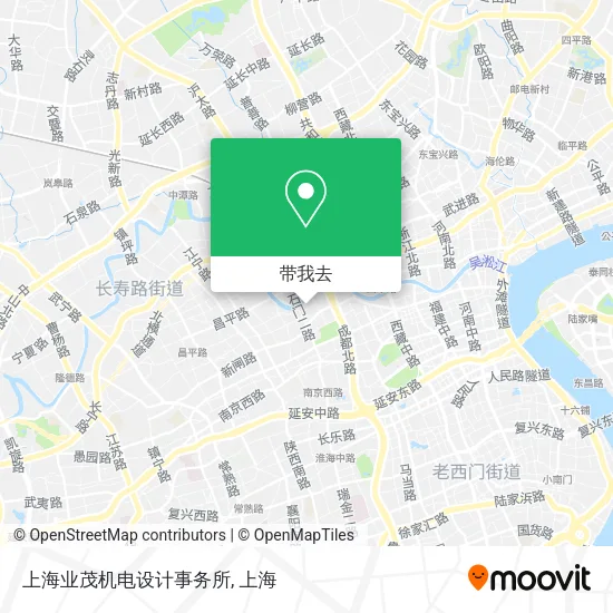 上海业茂机电设计事务所地图