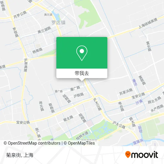 菊泉街地图