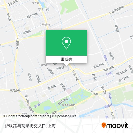 沪联路与菊泉街交叉口地图