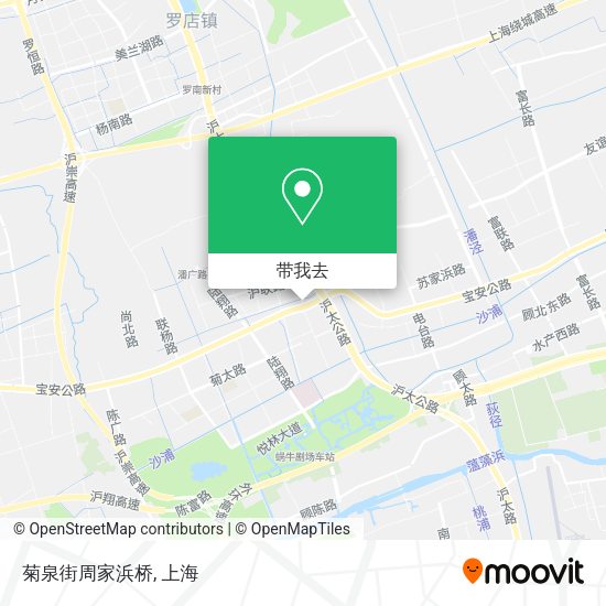 菊泉街周家浜桥地图